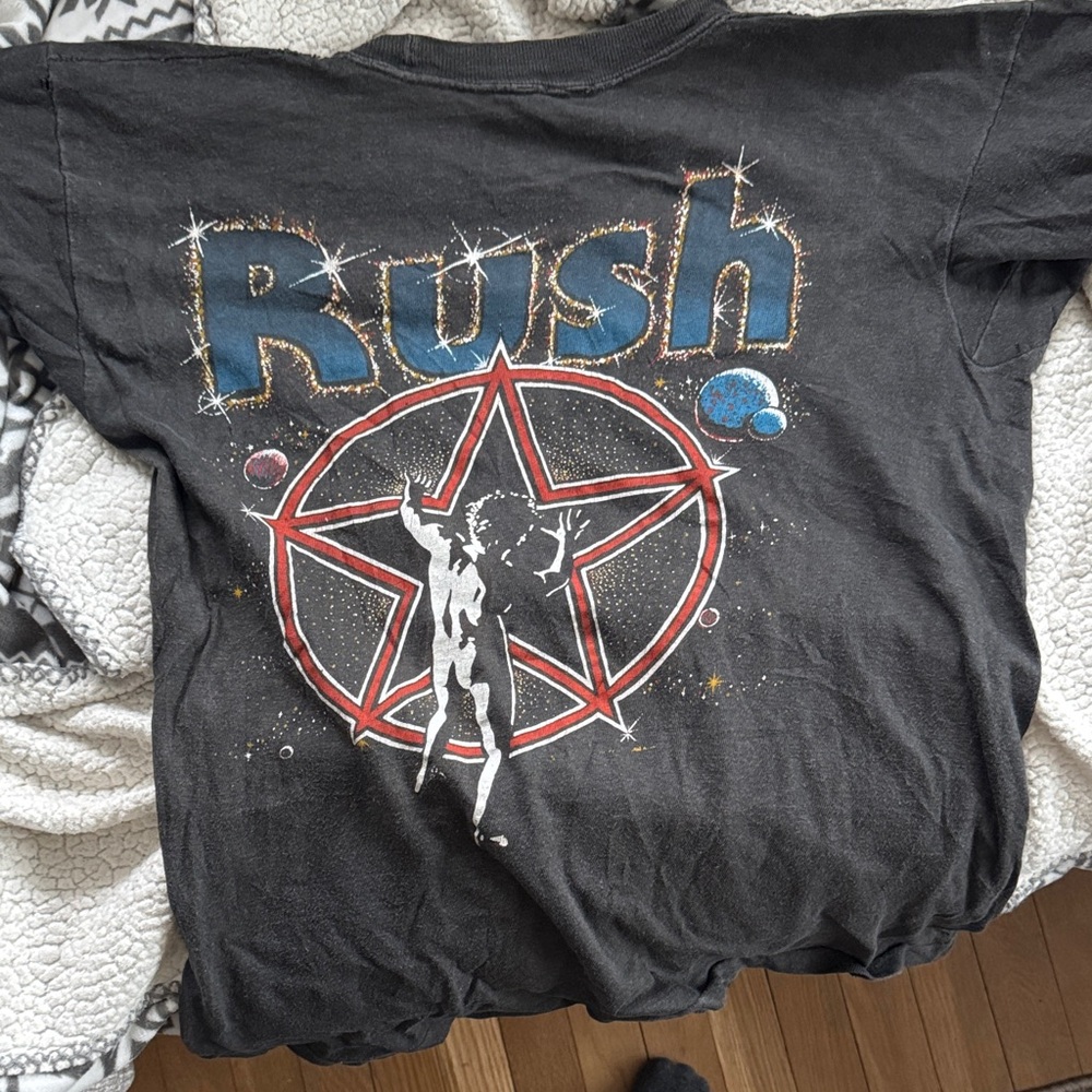 Rush Black Graphic T-Shirt - Picture 5 of 8